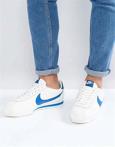 Weiße Nike Ledersneaker 